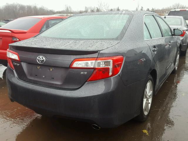 4T1BF1FK8EU403564 - 2014 TOYOTA CAMRY L GRAY photo 4