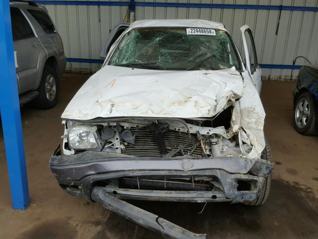 5TENL42N33Z240645 - 2003 TOYOTA TACOMA WHITE photo 9