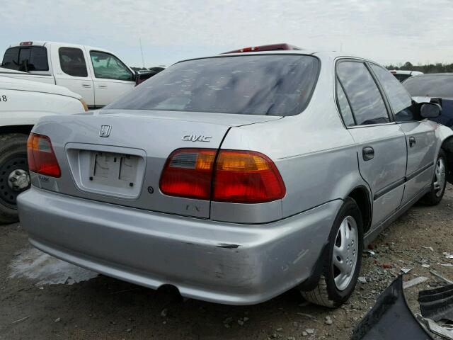 1HGEJ6574XL044072 - 1999 HONDA CIVIC LX GRAY photo 4