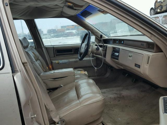 1G6CD533XL4328921 - 1990 CADILLAC DEVILLE TAN photo 5