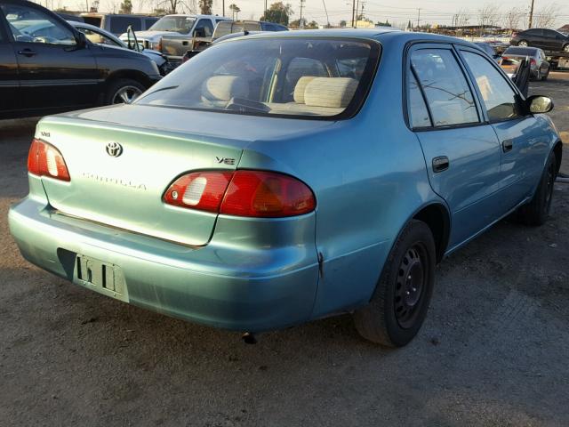 1NXBR12E9XZ173978 - 1999 TOYOTA COROLLA VE GREEN photo 4