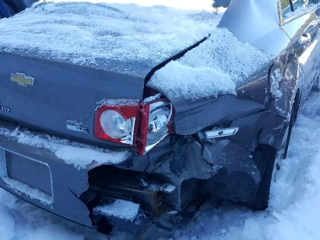 1G1ZE5E09AF143552 - 2010 CHEVROLET MALIBU LTZ 灰色 照片 9