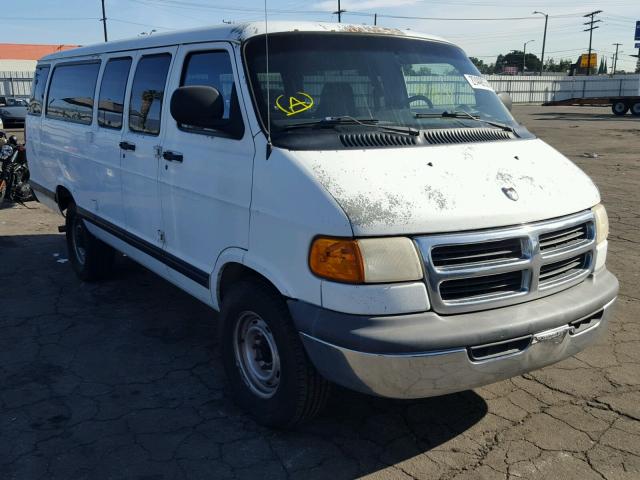 2B5WB35Z21K503860 - 2001 DODGE RAM WAGON WHITE photo 1