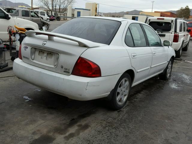 3N1CB51D06L605625 - 2006 NISSAN SENTRA 1.8 WHITE photo 4