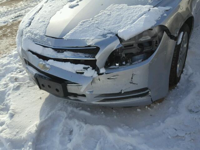 1G1ZH57B98F289479 - 2008 CHEVROLET MALIBU 1LT SILVER photo 9