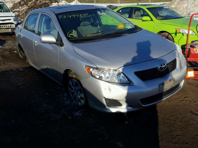 2T1BU40E99C124562 - 2009 TOYOTA COROLLA BA SILVER photo 1