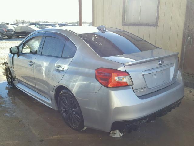 JF1VA1B66H9840677 - 2017 SUBARU WRX SILVER photo 3