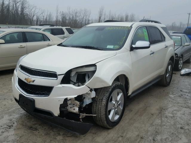 1GNFLGEK3FZ135635 - 2015 CHEVROLET EQUINOX LT WHITE photo 2