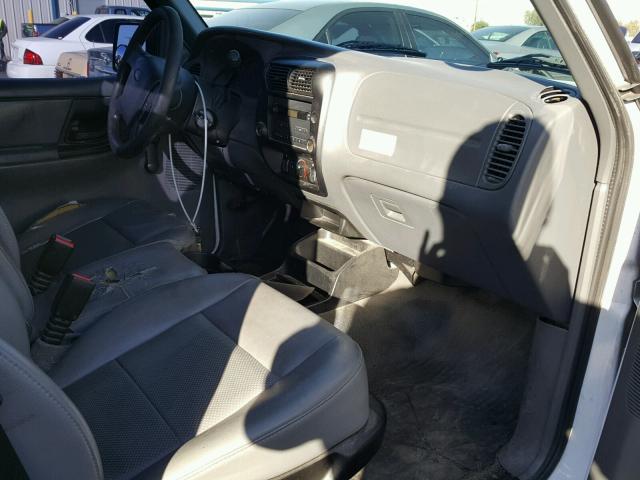 1FTYR10U27PA62308 - 2007 FORD RANGER WHITE photo 5