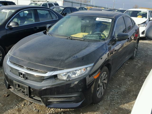 2HGFC2F7XGH512583 - 2016 HONDA CIVIC EX შავი ფოტო 2