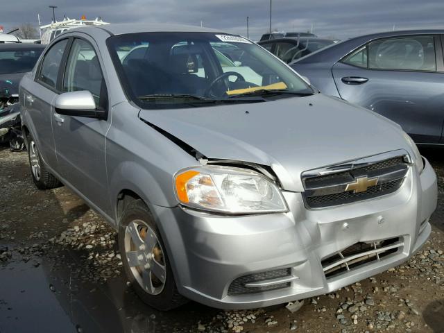 KL1TD5DE3BB138411 - 2011 CHEVROLET AVEO LS SILVER photo 1