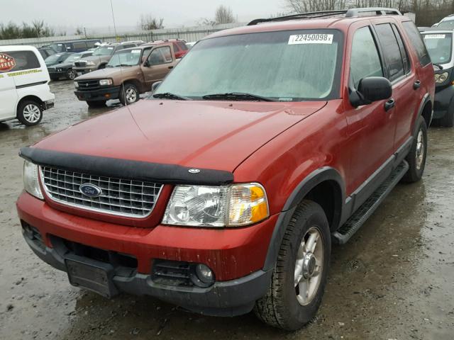 1FMZU73K03ZB38036 - 2003 FORD EXPLORER X RED photo 2