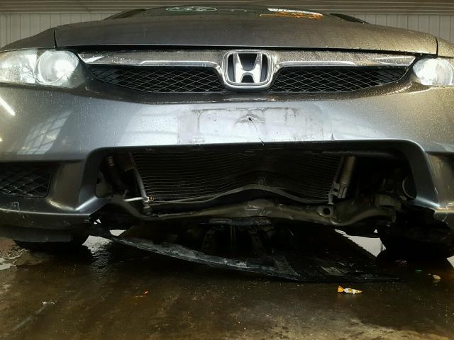 2HGFA1F5XAH323809 - 2010 HONDA CIVIC LX SILVER photo 9