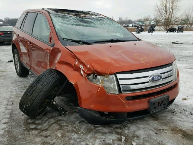 2FMDK39C37BA82742 - 2007 FORD EDGE SEL P ORANGE photo 1