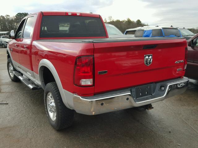 3C6UD5FL2CG105148 - 2012 DODGE RAM 2500 L RED photo 3