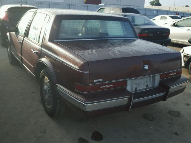 1G6KS5150KU803318 - 1989 CADILLAC SEVILLE BURGUNDY photo 3