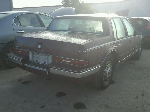 1G6KS5150KU803318 - 1989 CADILLAC SEVILLE BURGUNDY photo 4