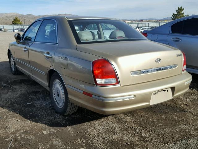 KMHFU45D31A077583 - 2001 HYUNDAI XG 300 TAN photo 3