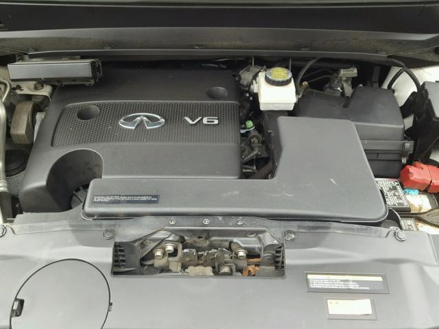 5N1AL0MM0DC344470 - 2013 INFINITI JX35 BASE WHITE photo 7