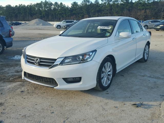 1HGCR2F80EA253608 - 2014 HONDA ACCORD EXL WHITE photo 2