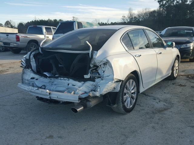 1HGCR2F80EA253608 - 2014 HONDA ACCORD EXL WHITE photo 4