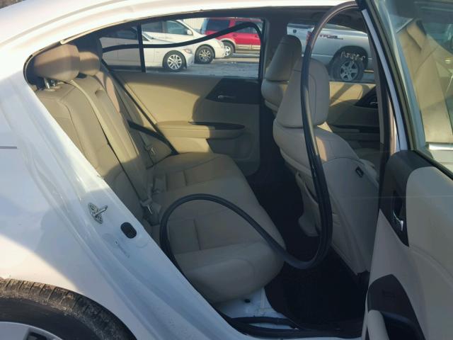 1HGCR2F80EA253608 - 2014 HONDA ACCORD EXL WHITE photo 6