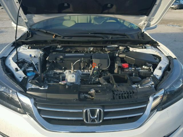 1HGCR2F80EA253608 - 2014 HONDA ACCORD EXL WHITE photo 7