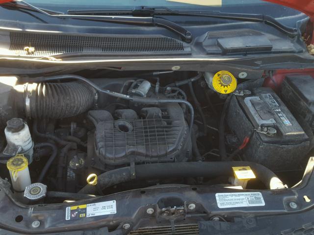 2C4RDGCG5ER245144 - 2014 DODGE GRAND CARA RED photo 7