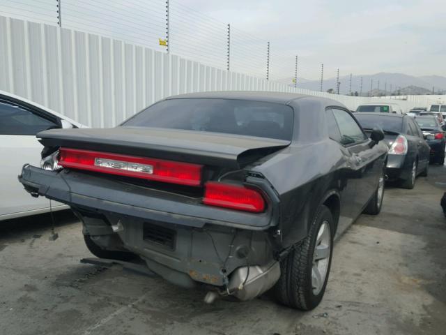 2B3CJ4DV8AH170256 - 2010 DODGE CHALLENGER GRAY photo 4