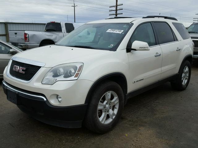 1GKER23718J298181 - 2008 GMC ACADIA SLT WHITE photo 2