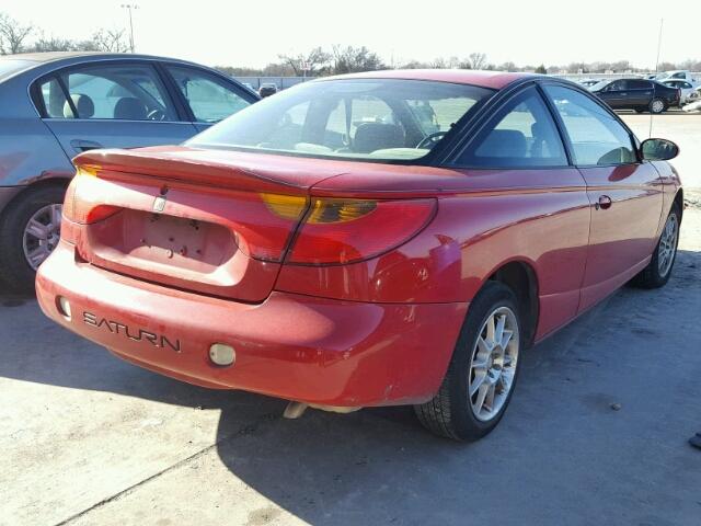 1G8ZY12701Z116712 - 2001 SATURN SC2 RED photo 4