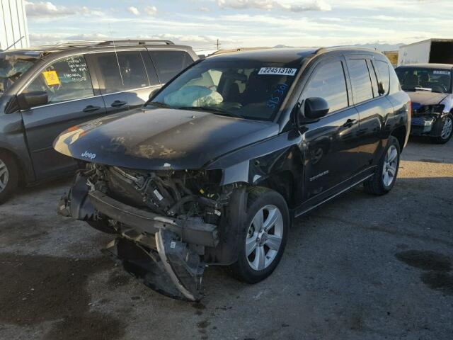 1C4NJCBA2CD515301 - 2012 JEEP COMPASS SP BLACK photo 2