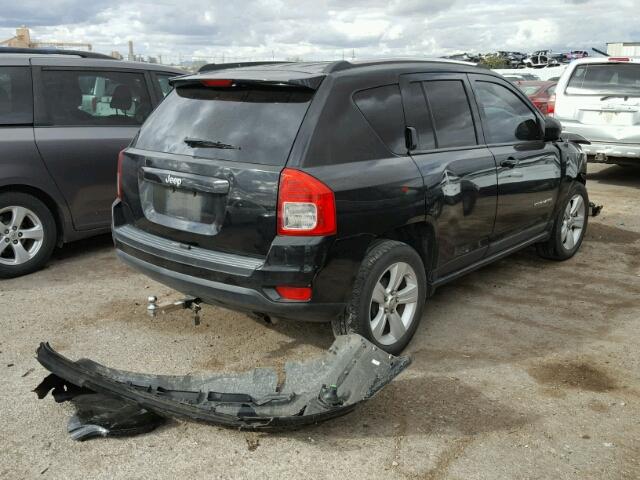 1C4NJCBA2CD515301 - 2012 JEEP COMPASS SP BLACK photo 4