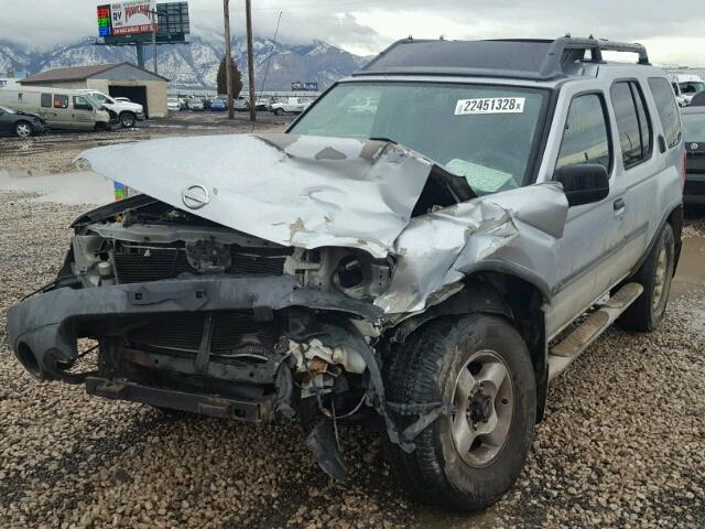 5N1ED28YX3C628162 - 2003 NISSAN XTERRA XE SILVER photo 2