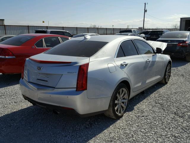 1G6AB5RX5H0121066 - 2017 CADILLAC ATS LUXURY SILVER photo 4