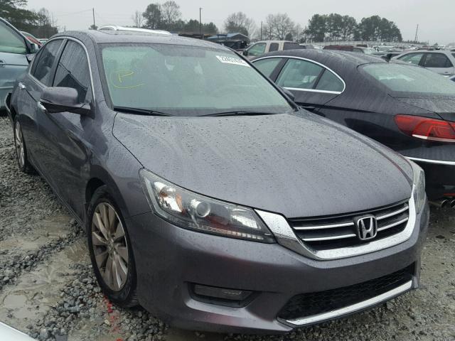 1HGCR2F70EA065386 - 2014 HONDA ACCORD EX GRAY photo 1