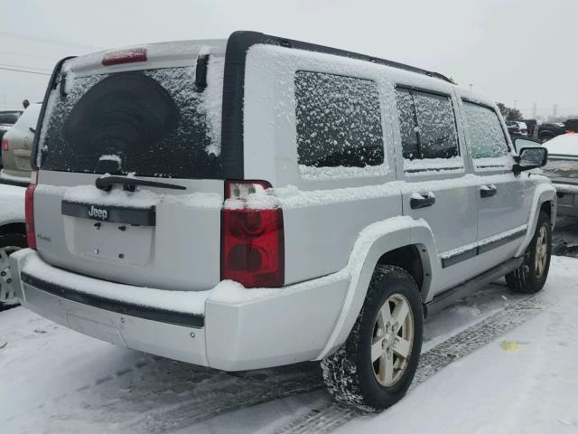 1J8HG48N56C189167 - 2006 JEEP COMMANDER ვერცხლისფერი ფოტო 4