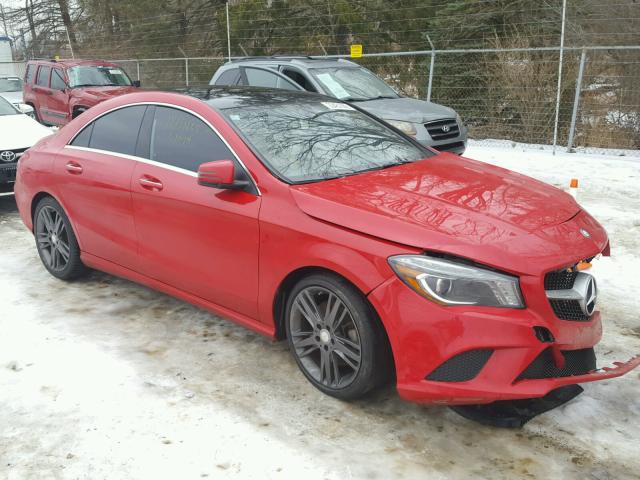 WDDSJ4GB4FN273870 - 2015 MERCEDES-BENZ CLA 250 4M RED photo 1