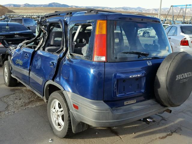 JHLRD186XWC094425 - 1998 HONDA CR-V EX BLUE photo 3