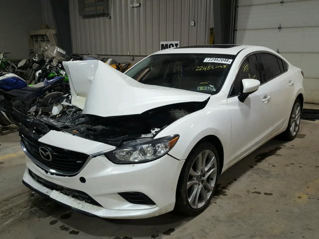 JM1GJ1V5XG1458946 - 2016 MAZDA 6 TOURING WHITE photo 2