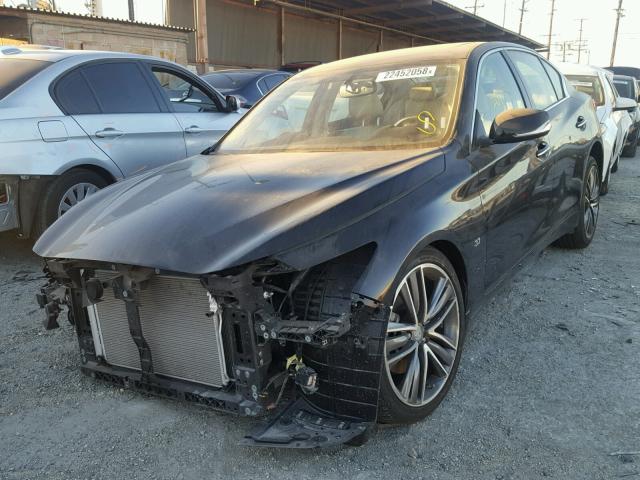 JN1BV7AR4FM404231 - 2015 INFINITI Q50 BASE Чорний фото 2