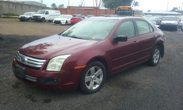 3FAHP07146R224884 - 2006 FORD FUSION SE MAROON photo 2