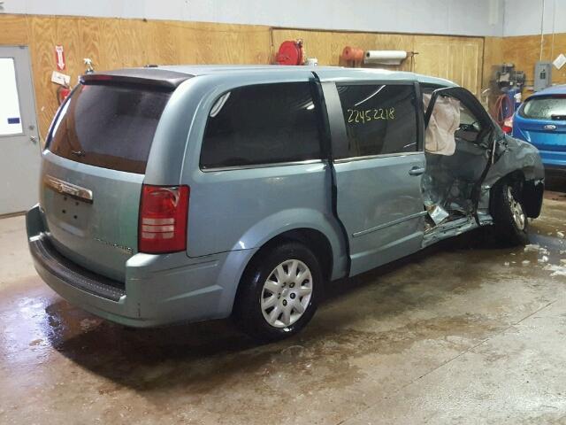 2A8HR44E09R577354 - 2009 CHRYSLER TOWN & COU BLUE photo 4