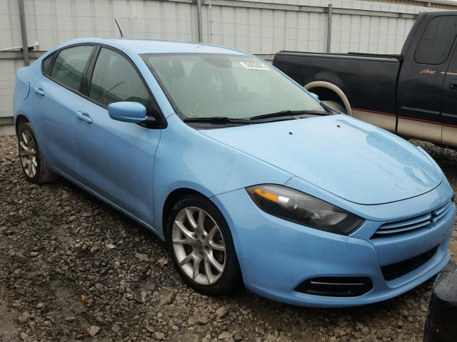 1C3CDFBA0DD318553 - 2013 DODGE DART SXT BLUE photo 1