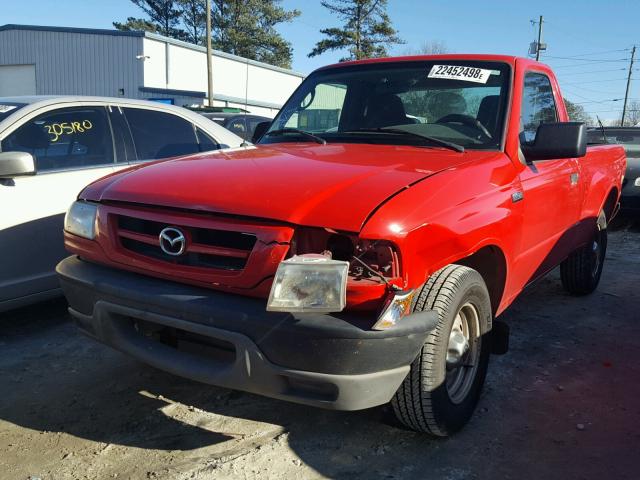 4F4YR12D66PM05995 - 2006 MAZDA B2300 RED photo 2