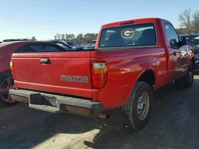 4F4YR12D66PM05995 - 2006 MAZDA B2300 RED photo 4