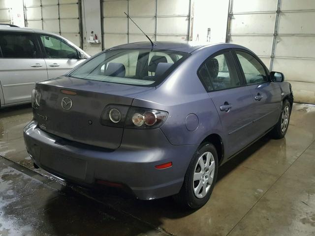 JM1BK12F671745611 - 2007 MAZDA 3 I GRAY photo 4