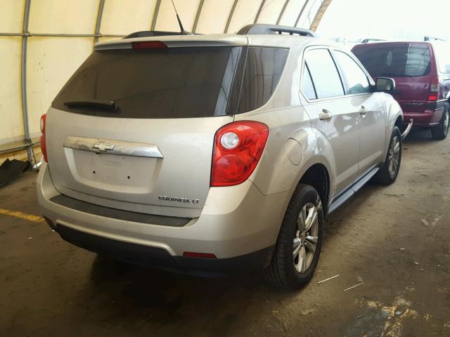 2CNALDEW6A6242781 - 2010 CHEVROLET EQUINOX LT GRAY photo 4