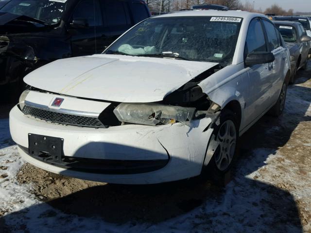 1G8AJ52F63Z161804 - 2003 SATURN ION LEVEL WHITE photo 2