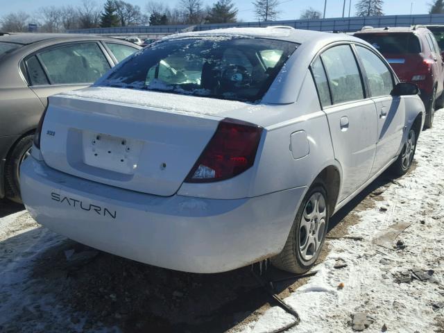 1G8AJ52F63Z161804 - 2003 SATURN ION LEVEL WHITE photo 4